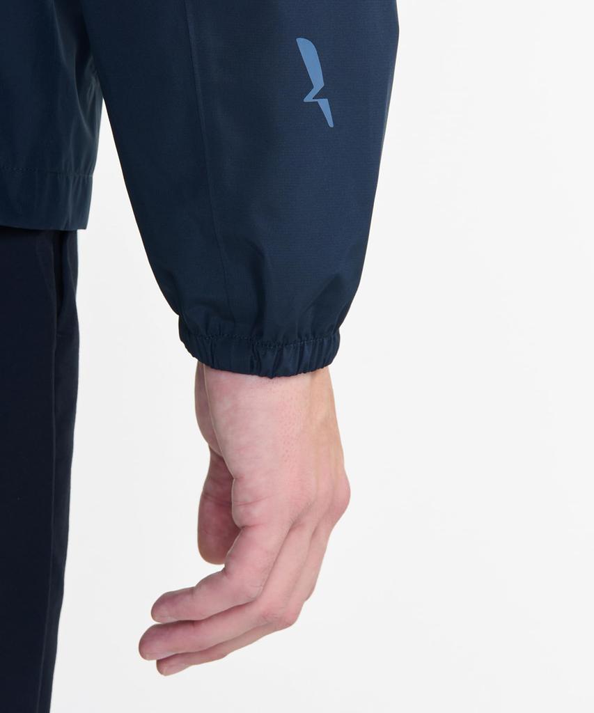 Aigle Official MTD Lightweight Rain Pack Hooded Dark Size M Waterproof, Water-Repellent, Breathable, Packable, Jacket, Blue,