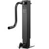 Heavy-Duty Trailer Jack, 5443 kg Load Capacity, Sidewind Square Direct Weld-on Trailer Jack with Handle Crank, Adjustable Drop Leg, 674 mm Travel for