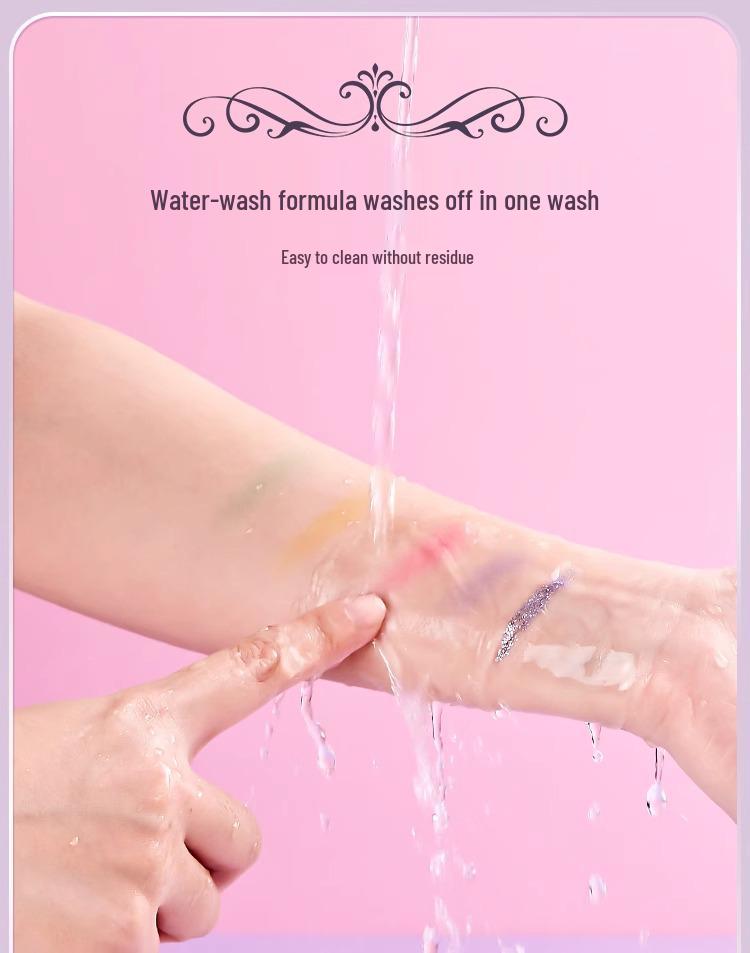 Set de Machiaj de Prințesă pentru Copii Netoxic - Cosmetice pentru Copii și Cadou Lac de Unghii