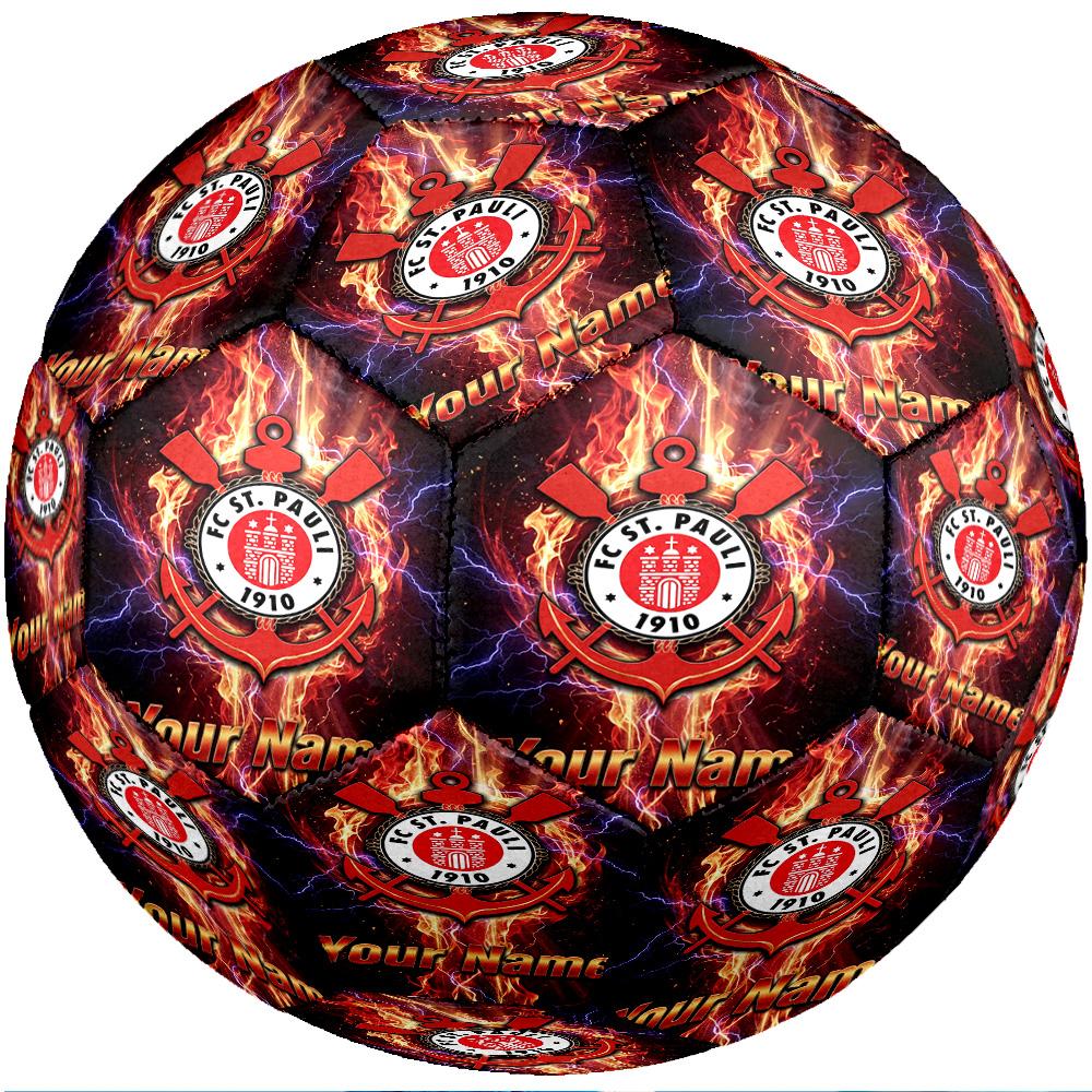 FC St. Pauli Fashion Size 5 Football Wearproof Non‑Slip Soccer Ball For Sports Training Entertainment Use