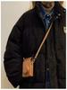 American Style Corduroy Patchwork Cotton Jacket - Stand Collar, Loose Fit, Thick Padded Winter Coat.