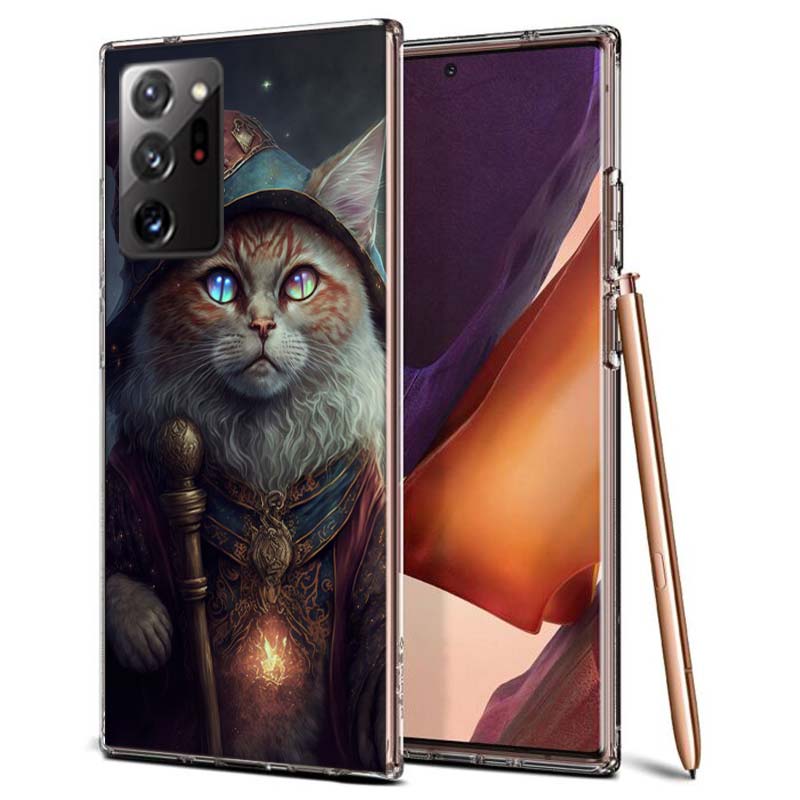 Halloweenové kouzelné kočičí pouzdro na telefon pro Samsung A55 A35 A25 A15 A07 A05S A16 A17 A26 A36 A37 A56 A57 Galaxy Note 20 10 A50S A71 A51 A