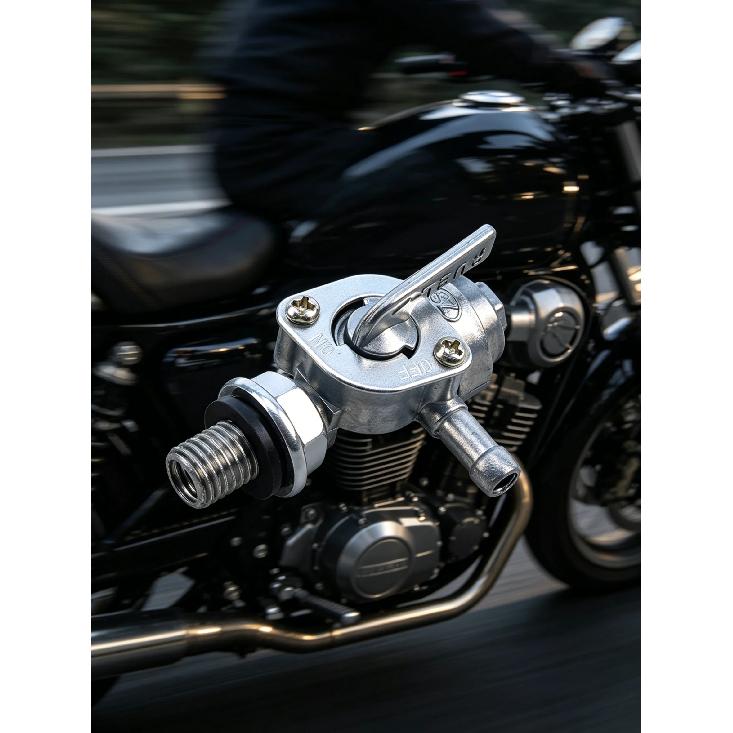 CENJITION 6mm Motorrad Roller Benzinhahn Gas Benzinventil Kraftstofftank Schalter Motorrad Mini Auto Schlüsselanhänger Ein Aus Zubehör
