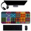 Multicolored Plaid Pattern rubber Mouse Pad Desk accessories office Pad Computer Laptop Pad Keyboard Mouse Pad Game Console Pad