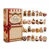 Dekorace odpočítávání do svátku Heritage Akrylový adventní kalendář, Dekorativní závěsná ozdoba, Odolný lehký zahradní blind box pro domácí ložnici a