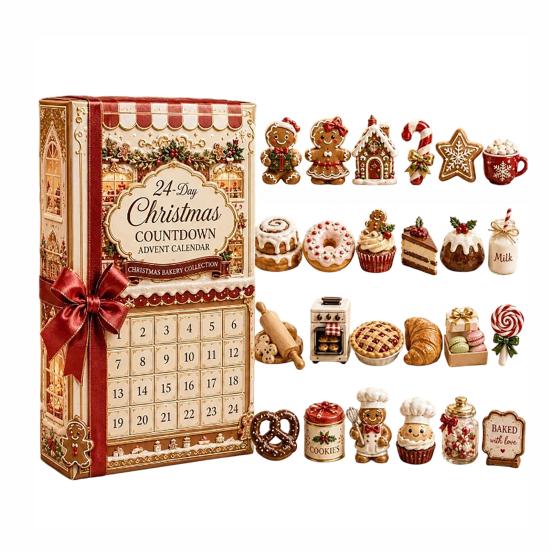Dekorace odpočítávání do svátku Heritage Akrylový adventní kalendář, Dekorativní závěsná ozdoba, Odolný lehký zahradní blind box pro domácí ložnici a