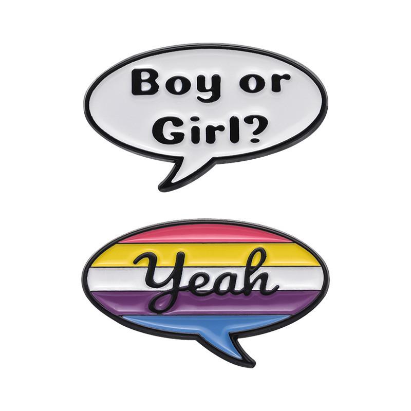 Unikalna litera geometryczna przypinka broszka modny emaliowany design na co dzień i dla par stylowy