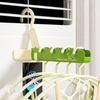 3Pcs Plastic Dinosaur Folding Hanger Cartoon Design Clothes Drying Rack  Travel