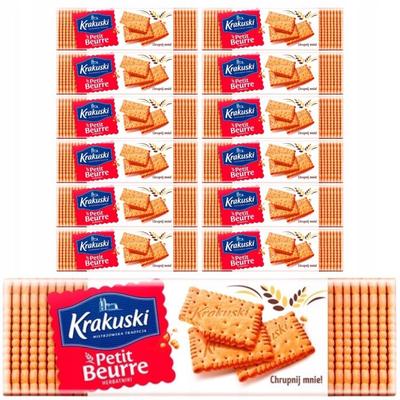 Krakuski Petit Beurre Biscuits 220 G X 12 Pieces