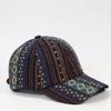Bohemian Style Baseballkappe Zufälliges Buntes Muster Patchwork Schirmmütze Verstellbare Stoff Baseballkappen Für Mann Frau Unisex