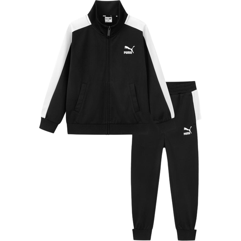 Kids' PUMA Kids Casual Sportswear Sets Stand Collar Moderate