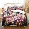 Set Biancheria da Letto Anime Fullmetal Alchemist Copripiumino Coperta per Camera da Letto Singolo Twin King Size Coperta Trapuntata Tessile per la Casa