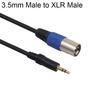 Stereo Male 3.5mm Microphone XLR Audio Jack to 3Pin Male/Female Cable for HDTV