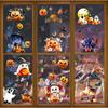 Halloween Cartoon Ghost Pumpkin Bat Home Atmosphere Decoration Glass Window Static Window Stickers