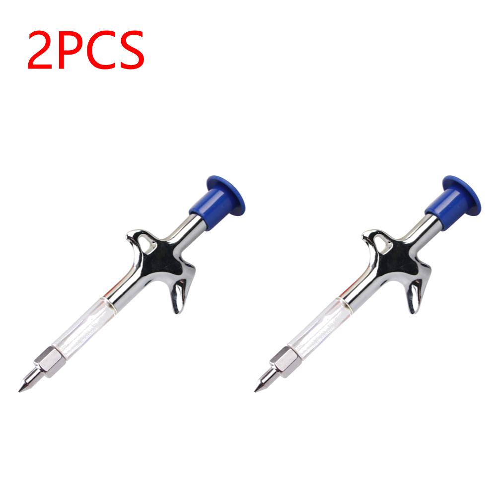 5-1 Stück Fahrrad Aluminiumlegierung Fettpresse Mini-Düse Spritze Fahrradzubehör Wartung Ketteninjektor Fahrradzubehör