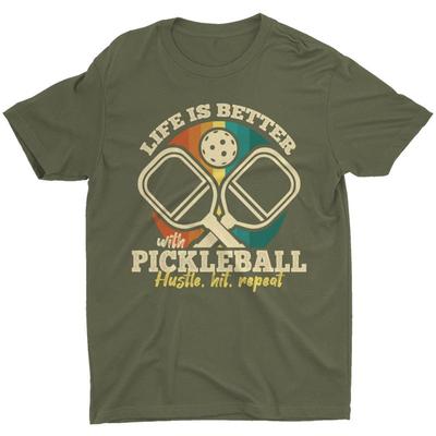 Dad Pickleball Player Funny Saying Quote Retro Sport Mon T Shirt