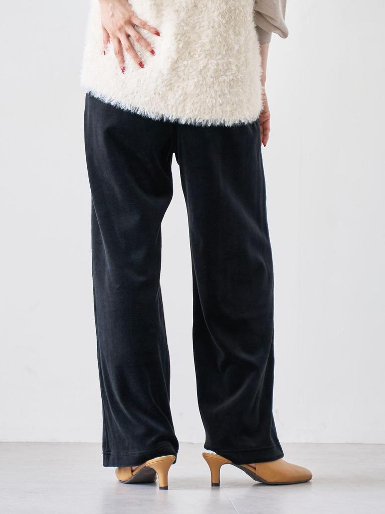 Cohen Ferret-Like Velvet Easy Wide Pants, 76406000002, 4570 Orange (45), Size L