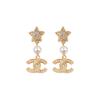 Perlen Stern Ohrringe Damen Ohrringe Gold AB4521-B04927-NB212