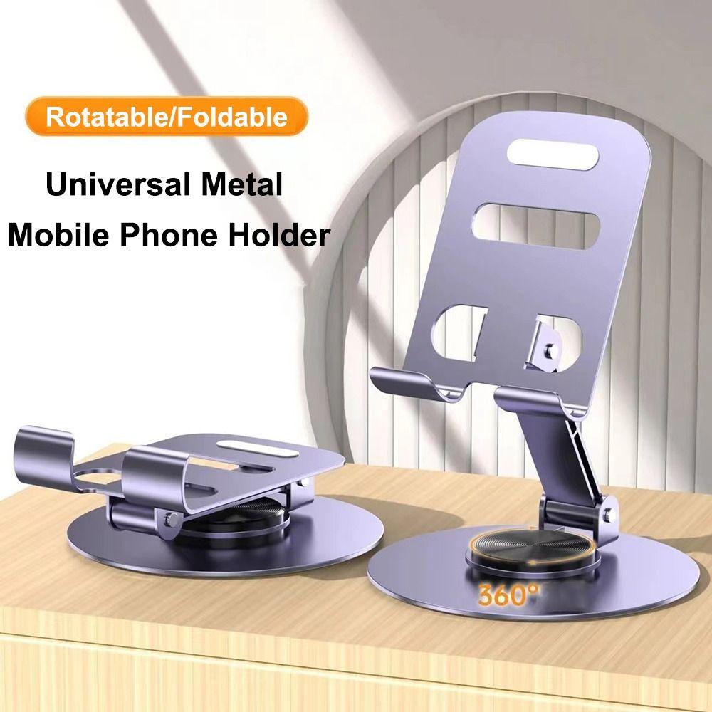 Metal Live Mobile Phone Stand Mount Adjustable Phone Bracket Universal Mobile Phone Holder