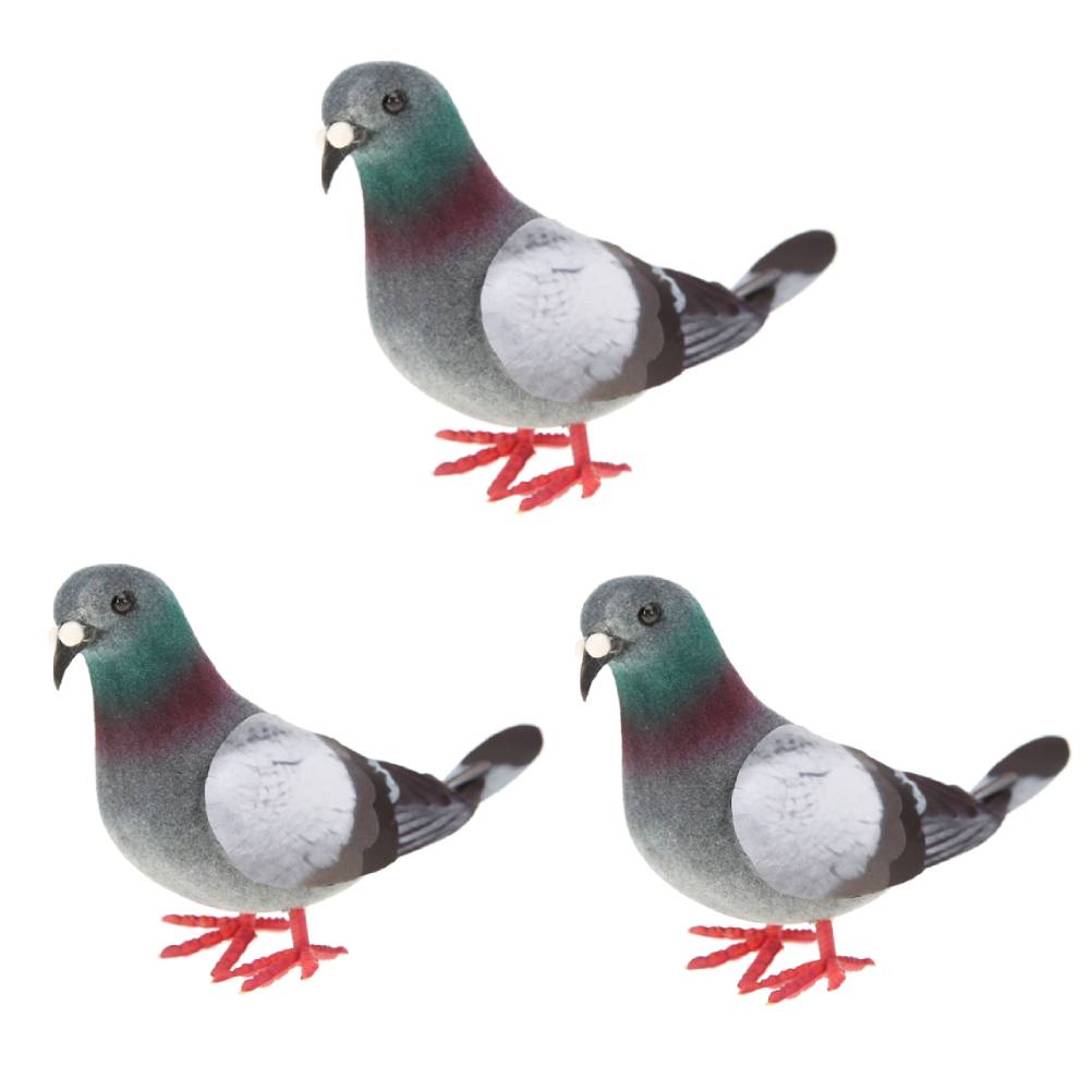 Simulation Foam Pigeon Art Crafts Miniatures Bird Figurines Artificial Imitation Beautiful Handcrafts Cute Christmas Decorations
