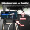 Car Back Seat Hook Hanging Storage Mobile Phone Holder Stand Lazy Rear Seat Phone Headrest Bracket For iPhone Samsung All Phones