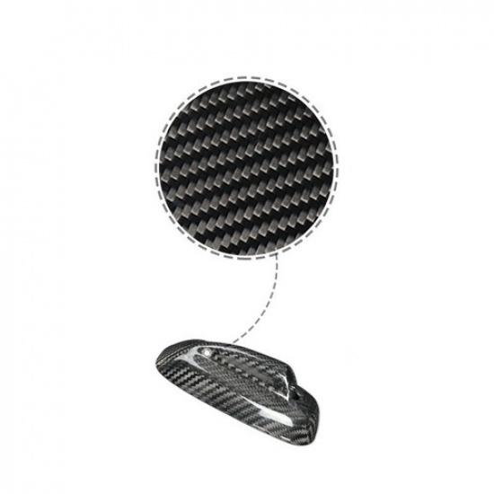 Real Carbon Fiber Roof Shark Fin Antenna Cover Trim For BMW Mini Cooper F55 F56