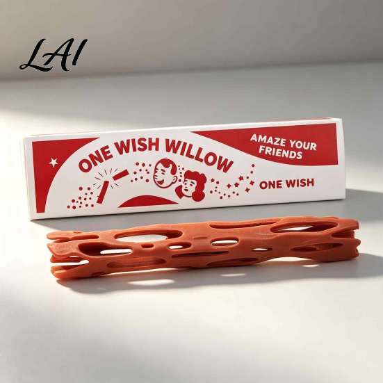 Ramo Decorativo per Desideri Bastoncino di Salice dei Desideri Stampato in 3D Ornamento Interattivo per Fare Desideri Oggetti per Desideri Ispirati alla Leggenda Souvenir Bambini Adulti