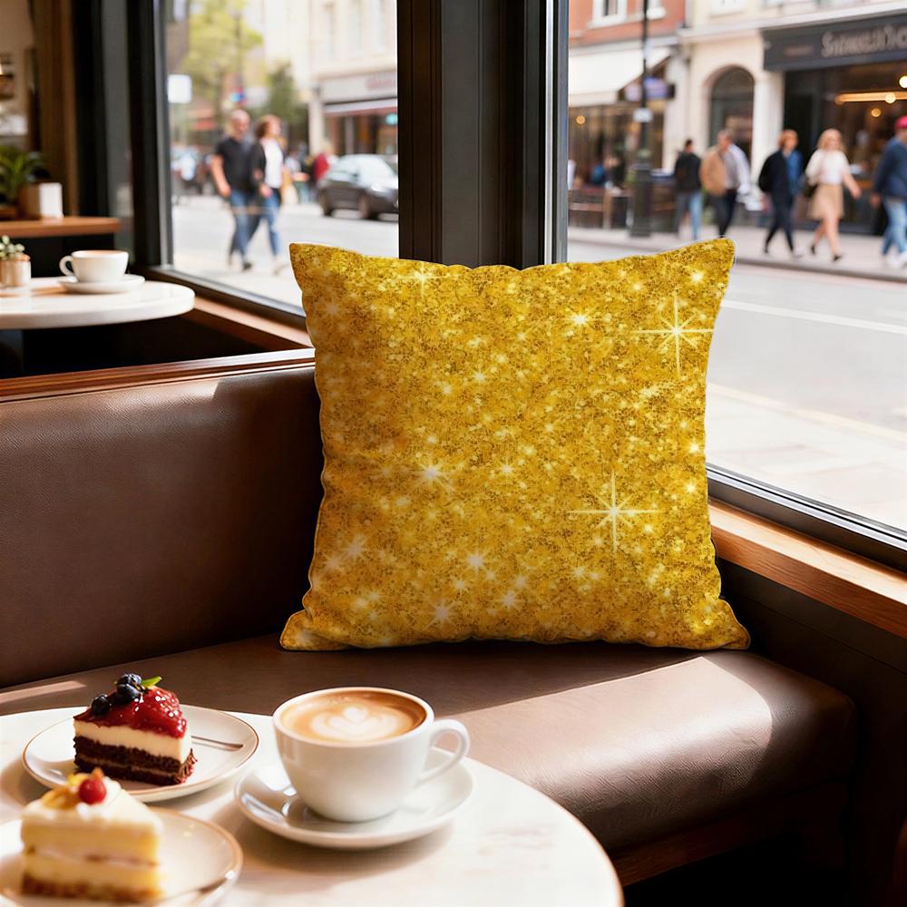 Golden fine light spots Cushion Cover Decorative Cushions Covers Cover Sofa x Pillow  Piece x x Pillowcase