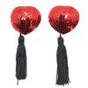 Sex Underwear Accessories Heart-shaped chest stickers Silicone bra Fringe-shaped sequins Sex cream stickers