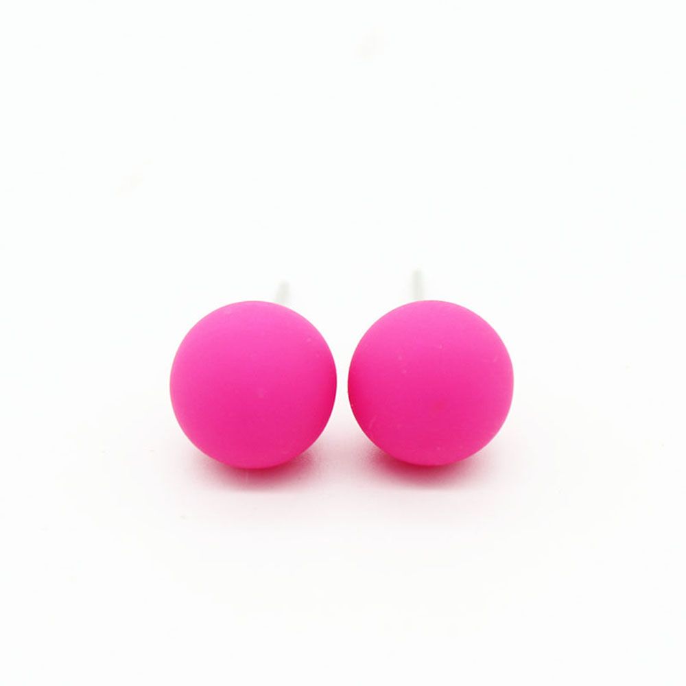 Gift Round Ball Acrylic Multicolor Korean Jewelry Drop Earrings Fashion  Accessories Stud Earrings
