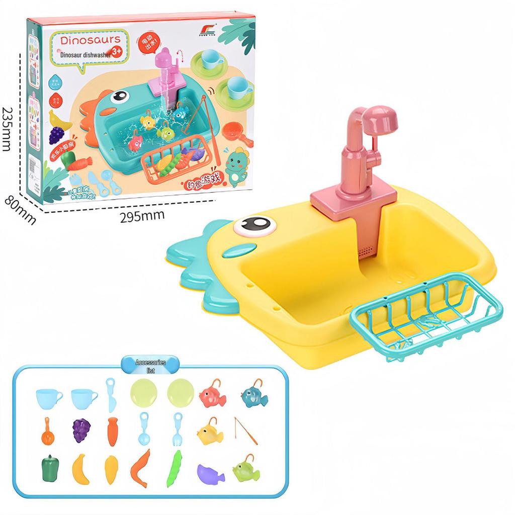 Educational Kitchen Role-Playing Dishwasher Toy for Kids