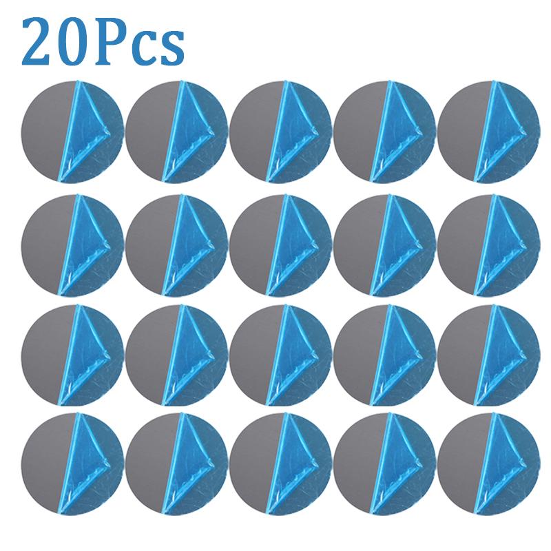 5/20 Pcs Magnetic Disk Phone Stand Magnet Metal Plate Car Phone Holder Metal Plate Iron Sheets for Magnetic Car Phone Holder