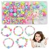 24-bead Handmade DIY Beaded Bracelet,Complete DIY Bracelet for Women & Kids Handmade Beaded Bracelet Set