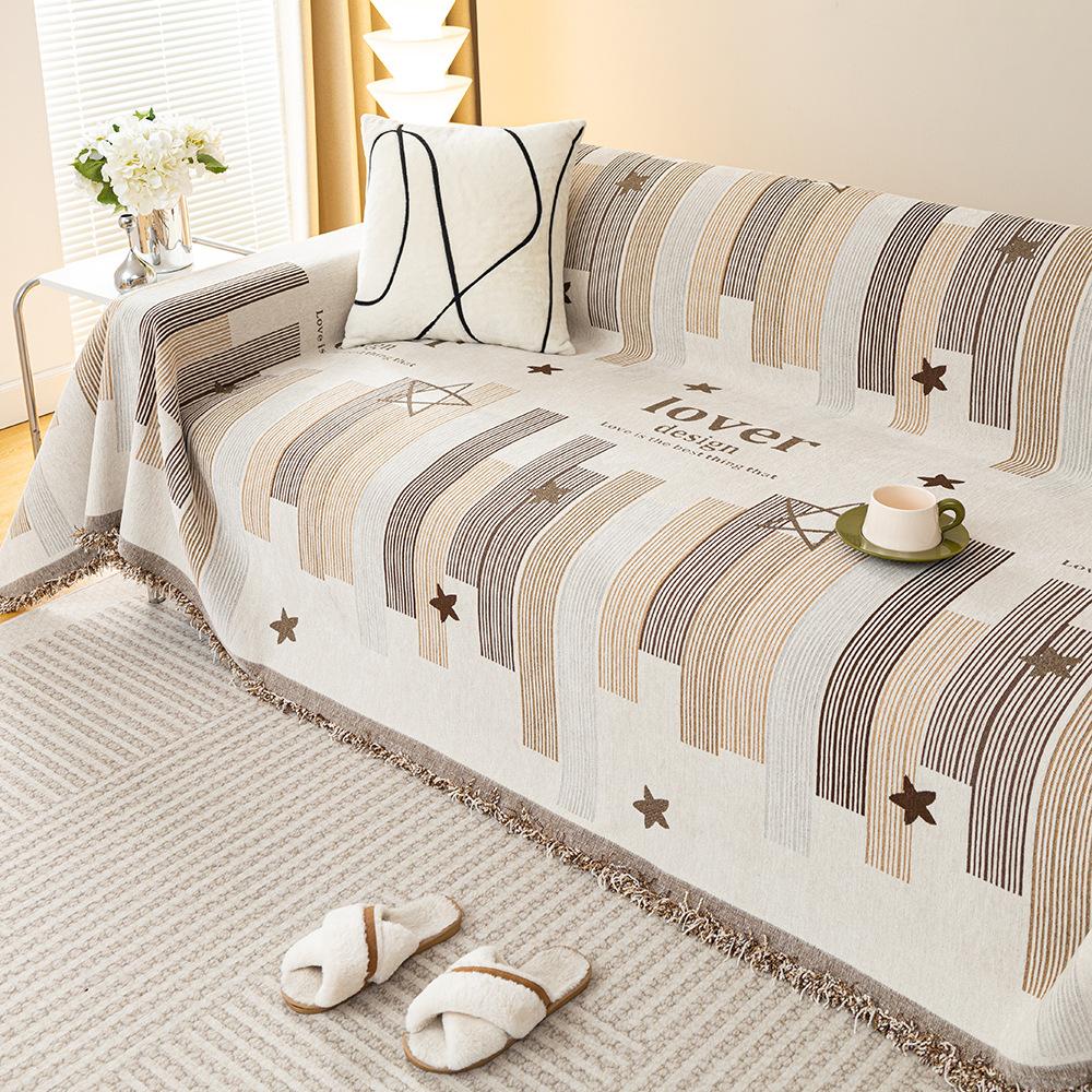 Chenille Four Seasons Universal Non-Slip Sofa Cover Cover All-Inclusive Universal Sofa Cover Full Covered Cloth Anti-Scratching