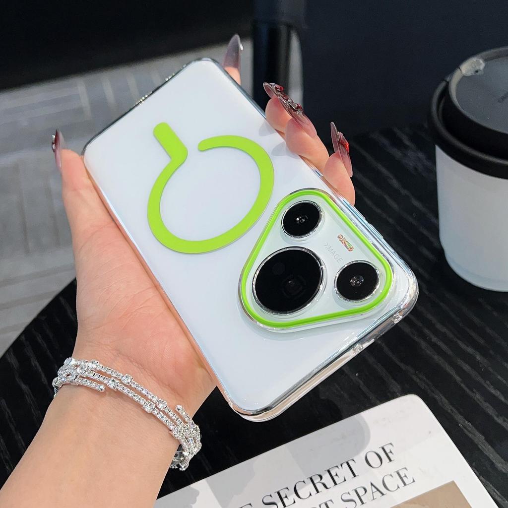 High Transparency P70A Phone Case: Unique Design, Drop-Proof, Magnetic Suction for P70PRO