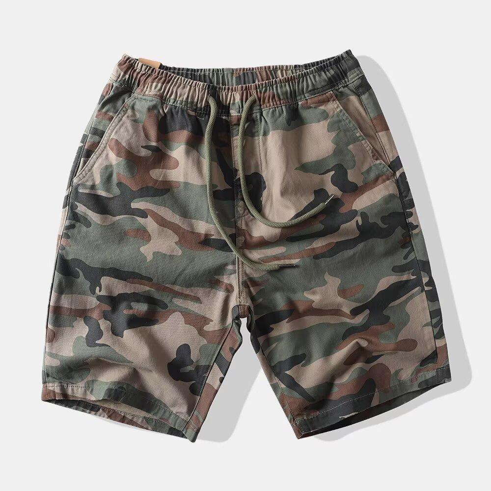Men's Casual Camouflage Work Shorts - Wear-Resistant, Sports-Ready Summer Shorts