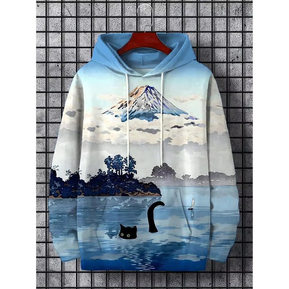 Felpa Semplice da Uomo alla Moda Versatile Felpe Felpe da Uomo