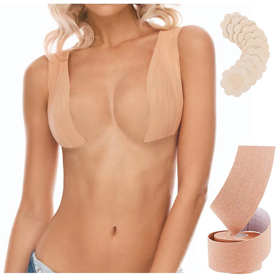 Bust Modeling Tape, Lifting the Bust, Nipple Pads, Push Up, 5cmx5m