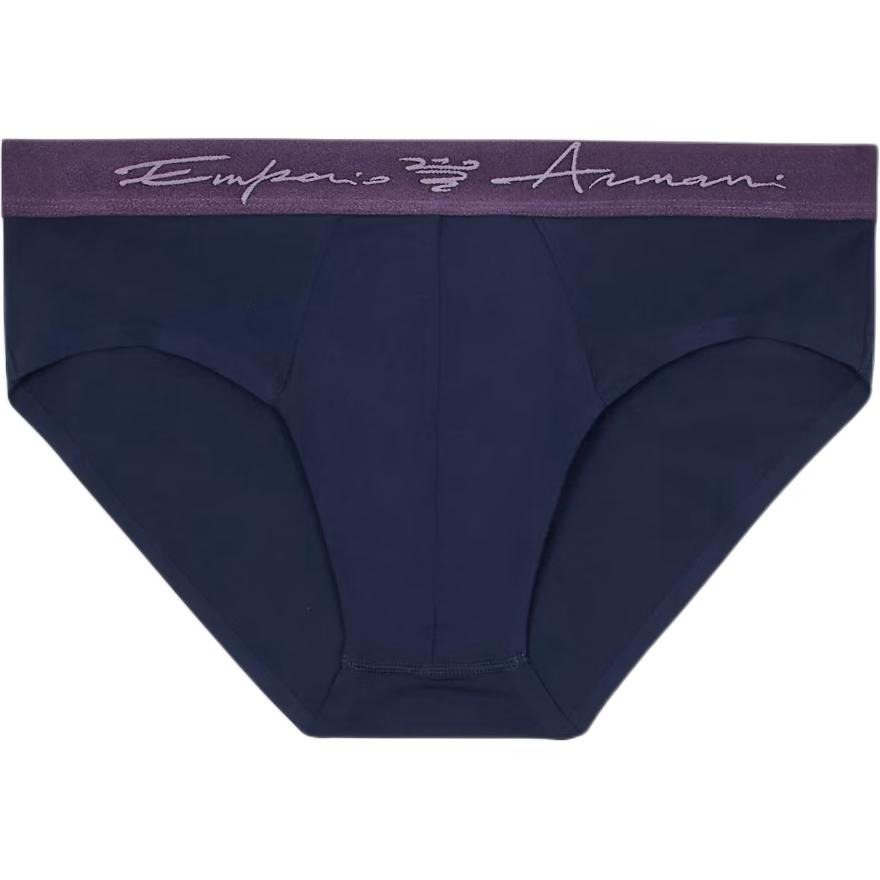 

Emporio Armani Elastic Color Block Logo Jacquard Briefs Men underwear EM000360-AF10783-UB102 M