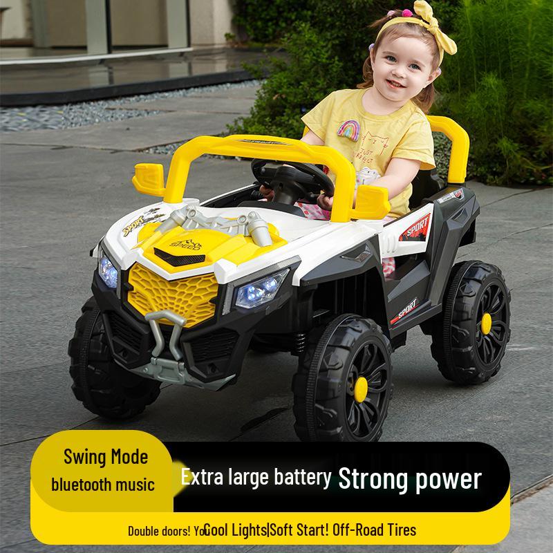 Dětské terénní elektrické auto na ježdění s dálkovým ovládáním