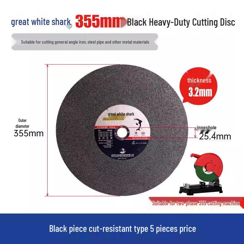 Great White Shark 100mm Stainless Steel Angle Grinder Blade - Sharp & Durable Cutting Wheel