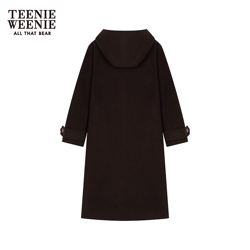 Teenie Weenie Women's Hooded Wool Blend Coat