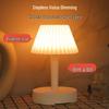 Smart Multi-color LED Desk Lamp with Voice Control & Eye Protection, USB Bedside Night Light