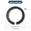 Pipe Decorative Snap-On Ring Cover for PVC or Galvanized Fire and Drainpipes