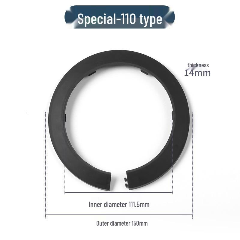 Pipe Decorative Snap-On Ring Cover for PVC or Galvanized Fire and Drainpipes