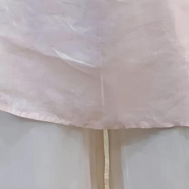 Women's Spring Summer New Chinese Style Cotton Linen Dress Mandarin Collar Frog Button Heavy Embroidery Loose Zen Literary Slimming Midi Dress