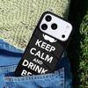 Keep Calm and Drink Beer Phone Case For iPhone 17 AIR 16 Pro Max 15 14 Pro 11 12 13 Shockproof Silicone Cover