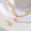 Copper Golden Letter W Charms Fit Original Bracelet Making Gift For Woman Jewelry Diy Fashion Pendant