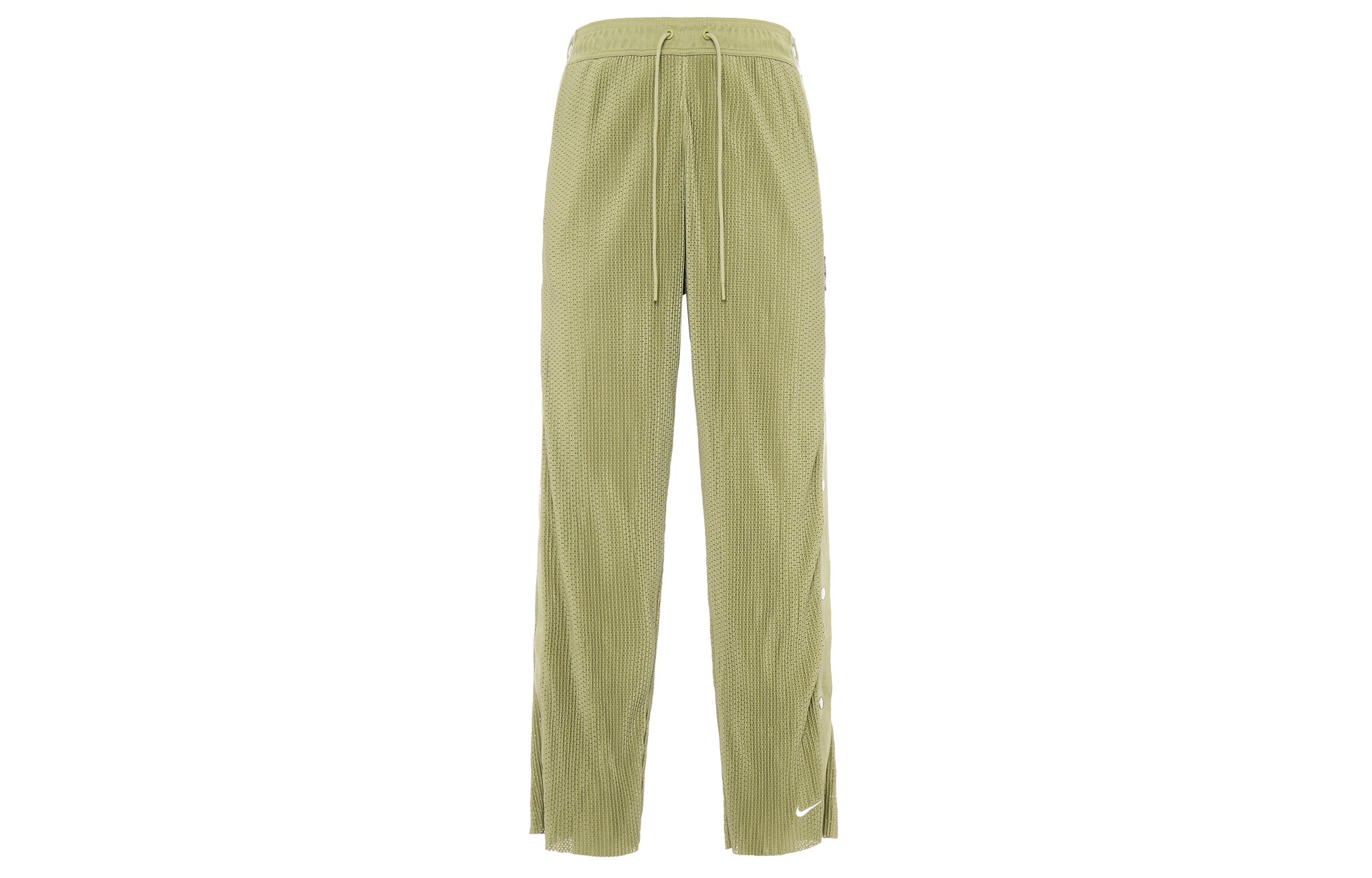 Nike Knitted Sweatpants Men s Olive Green Moderate Straight Fit Pants DX6659-276 XXL