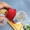 50Pcs Disposable Baking Cup Tray Food Grade Tinfoil Tray Aluminum Tin Foil Baking Pans  Pudding